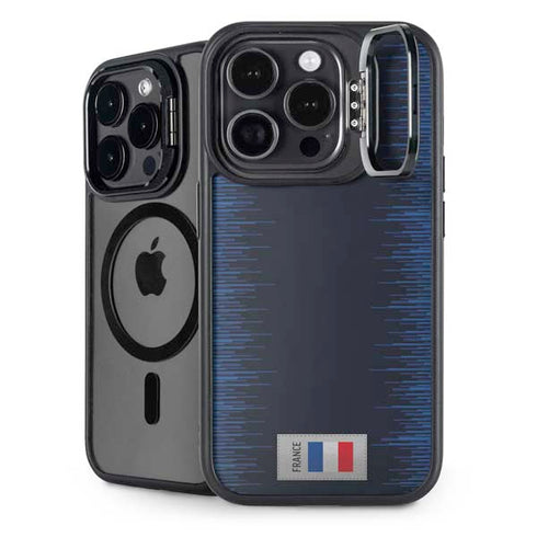 France Soccer Flag iPhone 15 Pro Kickstand Case